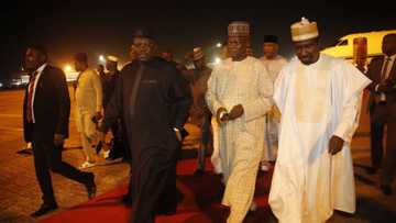 Yanzu Yanzu: Sanata Ahmed Lawan ya dawo daga aikin Hajji, ya fadi abin da za ayi a Najeriya (Hotuna)