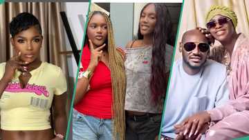 Annie Idibia emotional as daughters re-announce her as their African Queen, days after 2baba crowned Natasha