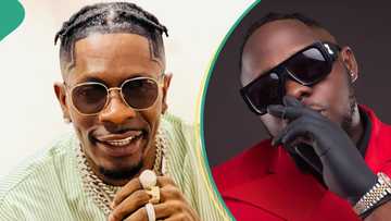 "Concert loading": Shatta Wale dances and jokes with rapper Medikal in new video