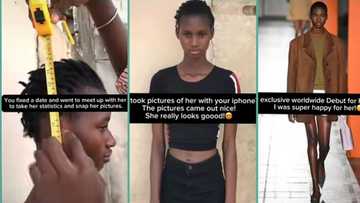 "She was born for this": Lady picked from the streets becomes international model, catwalks in video