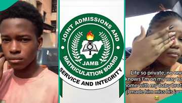 Lady in tears after making younger brother miss his JAMB exam, shares what happened: "He was right"