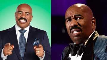 Reality TV host Steve Harvey thanks God for making him successful despite having no education