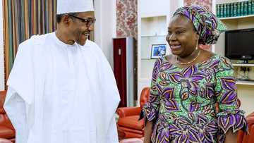 Labari cikin hotuna: Shugaba Buhari ya gana da mukaddashin shugabar ma’aikatan tarayya