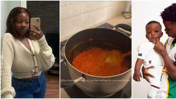 Months after constant online bashing, Lyta’s baby mama shocks many as she cooks for him, calls him husband