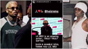 “Lil bro is truly gifted”: US singer Chris Brown praises Rema’s talent as he reacts to video on how they met