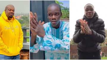 Work hard, forget shady things, respect ladies: Don Jazzy advises young skit maker who just landed in UK