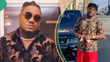 Rapper CDQ lands in hospital after ghastly motor accident, video of his wrecked Mustang goes viral
