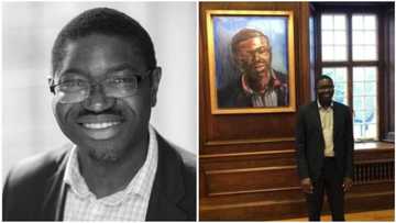 Nigerian Dapo Akande becomes first black law professor to be honoured with a portrait at Oxford University (photo)