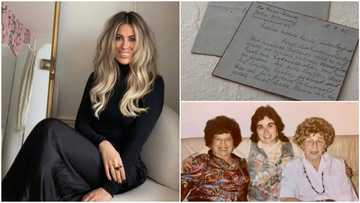 Lady sees letter written over 70yrs ago, traces family who owns it, makes them emotional after returning it