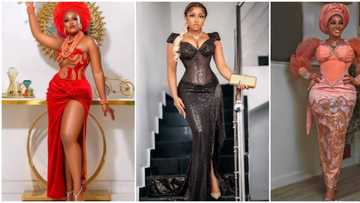 Nigerian wedding fashion: 10 asoebi ladies step out in head-turning dresses