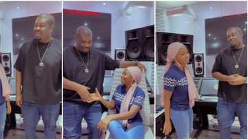Comedian Taaooma visits Don Jazzy’s studio as he features in skit