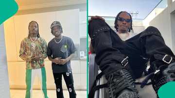 Naira Marley gifts brother luxury mansion as birthday gift: "Zino don post this house before"