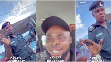 Nigerian man in car surprised as policeman repeatedly rejects his cash gift, video stirs massive reactions