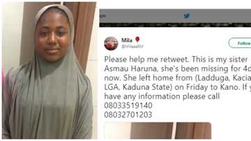 Wata matashiya Asmau Haruna ta bata bayan ta bar gidansu a Kaduna zuwa Kano