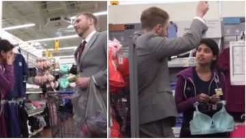 She's so strong; Reactions as young lady keeps calm & smiles in prank video after being sacked by her boss