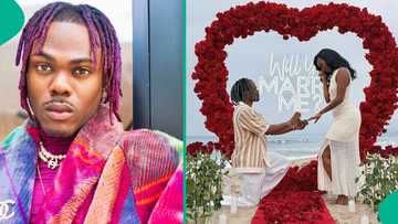 Love Nwantiti star Ckay shares romantic moment from proposal to girlfriend: "Together forever"