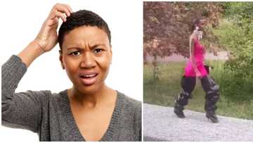 "Laughable": Internet users react to video of models in oversized leather boots