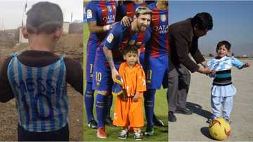Huge surprise as Messi abandons little Afghanistan boy who wore iconic plastic shirt despite meeting him