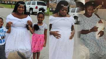 Excitement as Nollywood actress welcomes baby girl in USA (photo)