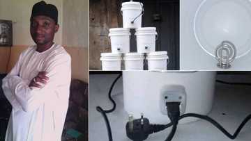 Nigerian man gets praised after showing off creative invention on social media (photos)