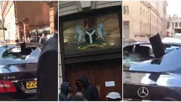 Tension at Nigeria embassy in London, UK? Consulate opens up