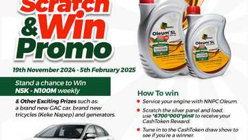 NNPC and CashToken Rewards Africa: Bring you the ultimate “Oleum scratch & win promo”