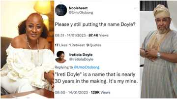 “It’s mine”: Actress Ireti Doyle explains still using ex-husband’s last name, causes stir on social media