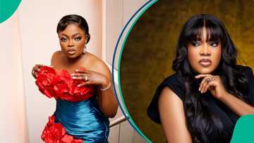Funke Akindele, Toyin Abraham link up at movie premiere, shut down rumoured feud, clip trends