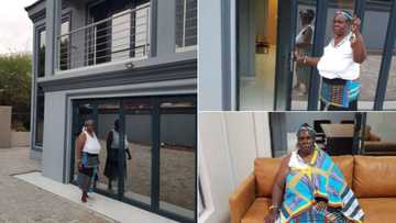 Son builds dream mansion for his mother, takes her to the place, surprises her