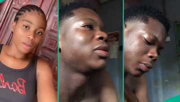 Lady informs boyfriend of her university admission, he breaks down in tears, people react