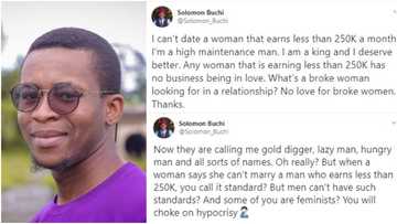 Ba zan iya soyayya da budurwar da take daukar albashin kasa da N250,000 ba a wata - In ji wani saurayi