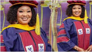 You may now call me Dr. Jaiye Kuti: Actress proudly tells fans as she bags doctorate degree, shares photos