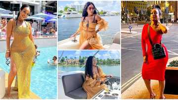 Joselyn Dumas: Ghanaian actress goes beaching in Miami as she turns 42, beautiful photos drop