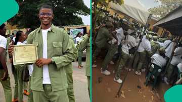 NYSC member shares how much he met as account balance after saving every kobo of his allawee