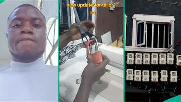 Prepaid meter: Tailor shares how he locks his sewing machine to save electricity, prevent misuse