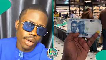 Man takes 1,000 Nigerian naira to UK store to see what it can buy, shares outcome in viral video