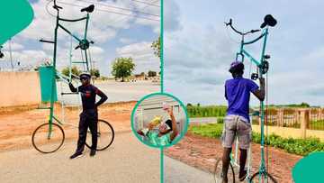 Young man with no engineering degree builds viral tall bicycle, shares how it changed his life