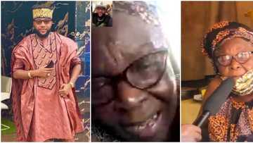 E-Money gifts old woman N500k after she cried about hunger in touching video