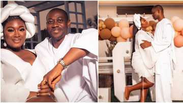 “She looks pregnant”: New romantic photos of Mo Bimpe and Adedimeji Lateef on 1st wedding anniversary trends