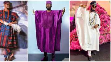 Traditional looks for African men: Ebuka, 5 other BBNaija stars serve major goals in agbada