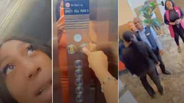 "This is why I don't use elevators": Nigerian lady gets stuck for hours, cries out for help in viral video
