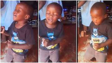 "Gbedu enter his brain": Boy dances with 2 eyes closed, makes accurate head moves in viral video