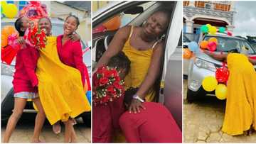 "She fainted o": Twinz Love's mum breaks down in tears, jumps for joy as influencers surprise her with new car