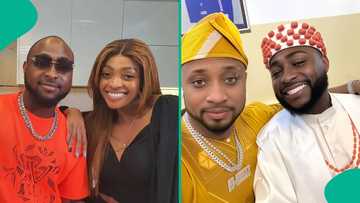 Davido's sister Sharon talks about striking resemblance that runs in Adeleke clan, singer's twins