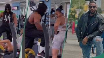 Bolanle Ninolowo and Damilola Adegbite's loved-up at the gym stirs relationship rumours