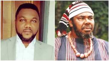 Viral photo of actor Pete Edochie's lookalike, he was spotted in Port Harcourt