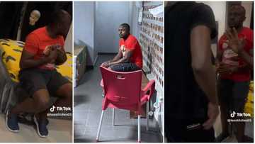 "See person husband": Nigerian woman catches married man who sneaked into her house at night, shares video