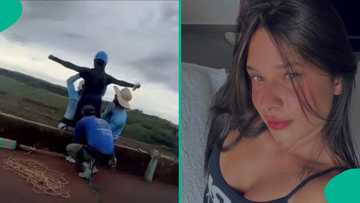 Viral video shows how woman died shortly after launching off bridge without rope