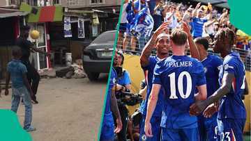 Fans beg Chelsea to sign Nigerian Policeman after juggling skills goes viral, video