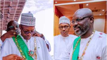 Kasar Laberiya ta karrama shugaba Muhammadu Buhari (Hotuna)